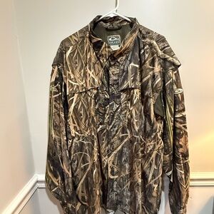 Drake Men's Woodland Camouflage Shirt